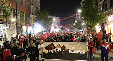 Van'da '15 Temmuz Demokrasi ve Milli Birlik Günü' yürüyüşü düzenlendi