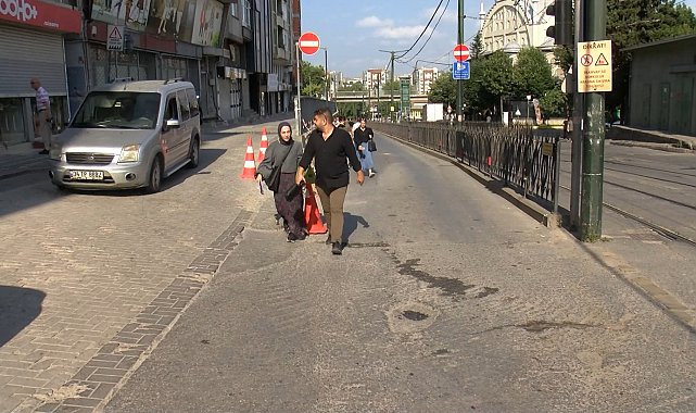Zeytinburnu'ndan tramvay seferlerinde aksama